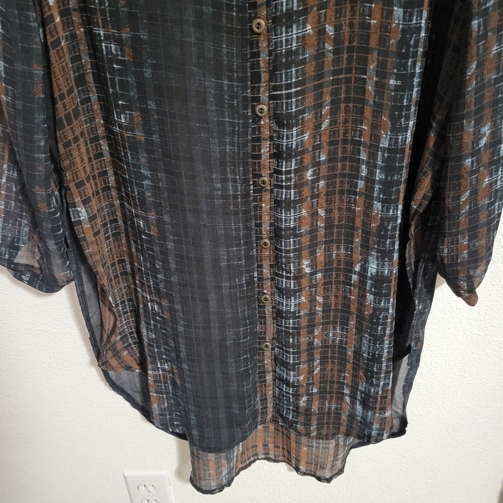 Astr label high low sheer cover up size medium - Picture 7 of 12